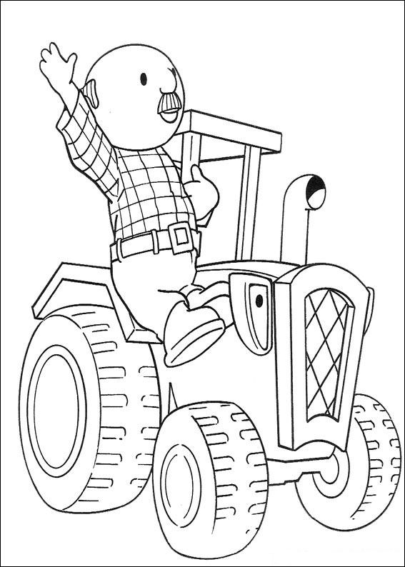 Malvorlage: Bob der Baumeister (Karikaturen) #33249 - Kostenlose Malvorlagen zum Ausdrucken