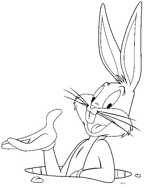 Malvorlage: Bugs Bunny (Karikaturen) #26312 - Kostenlose Malvorlagen zum Ausdrucken