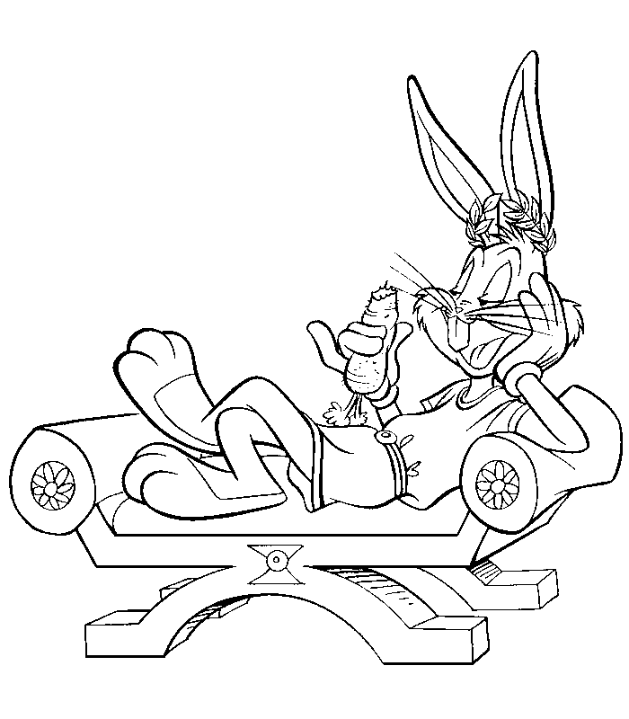 Malvorlage: Bugs Bunny (Karikaturen) #26319 - Kostenlose Malvorlagen zum Ausdrucken