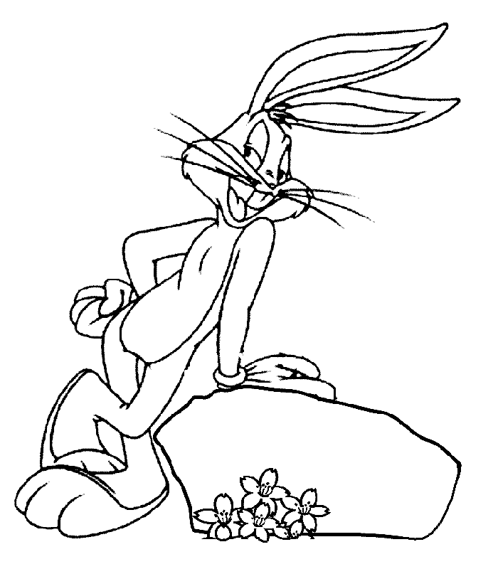 Malvorlage: Bugs Bunny (Karikaturen) #26325 - Kostenlose Malvorlagen zum Ausdrucken