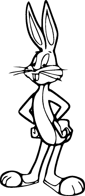 Malvorlage: Bugs Bunny (Karikaturen) #26328 - Kostenlose Malvorlagen zum Ausdrucken