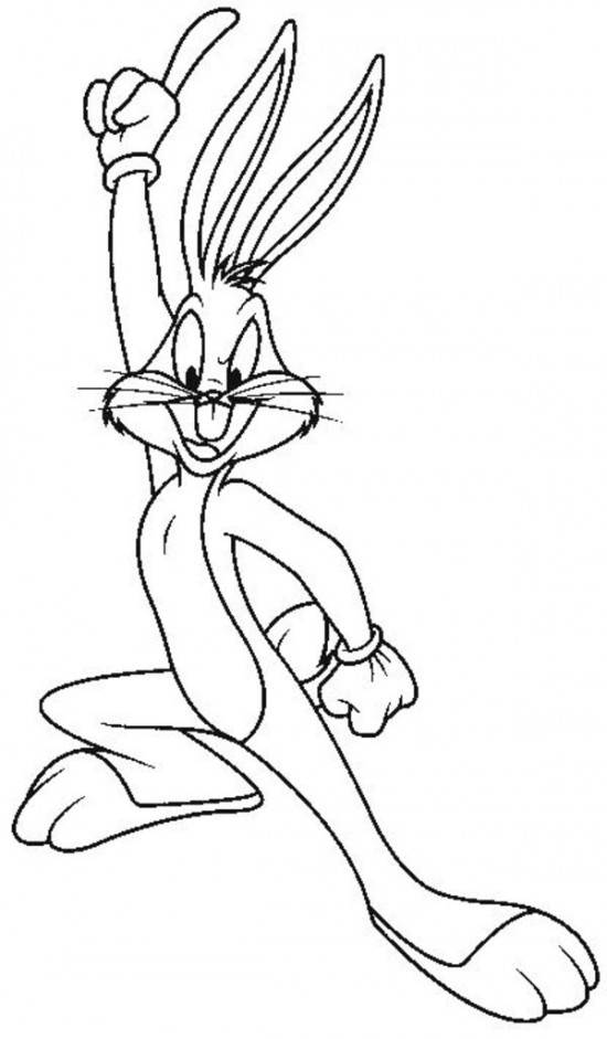 Malvorlage: Bugs Bunny (Karikaturen) #26340 - Kostenlose Malvorlagen zum Ausdrucken
