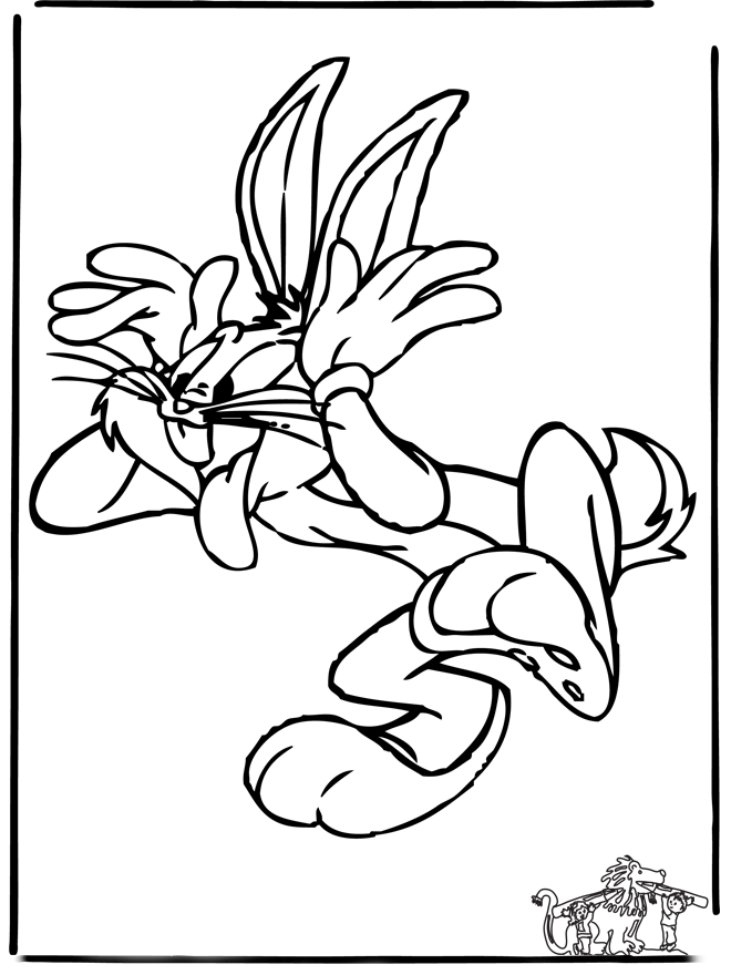 Malvorlage: Bugs Bunny (Karikaturen) #26341 - Kostenlose Malvorlagen zum Ausdrucken