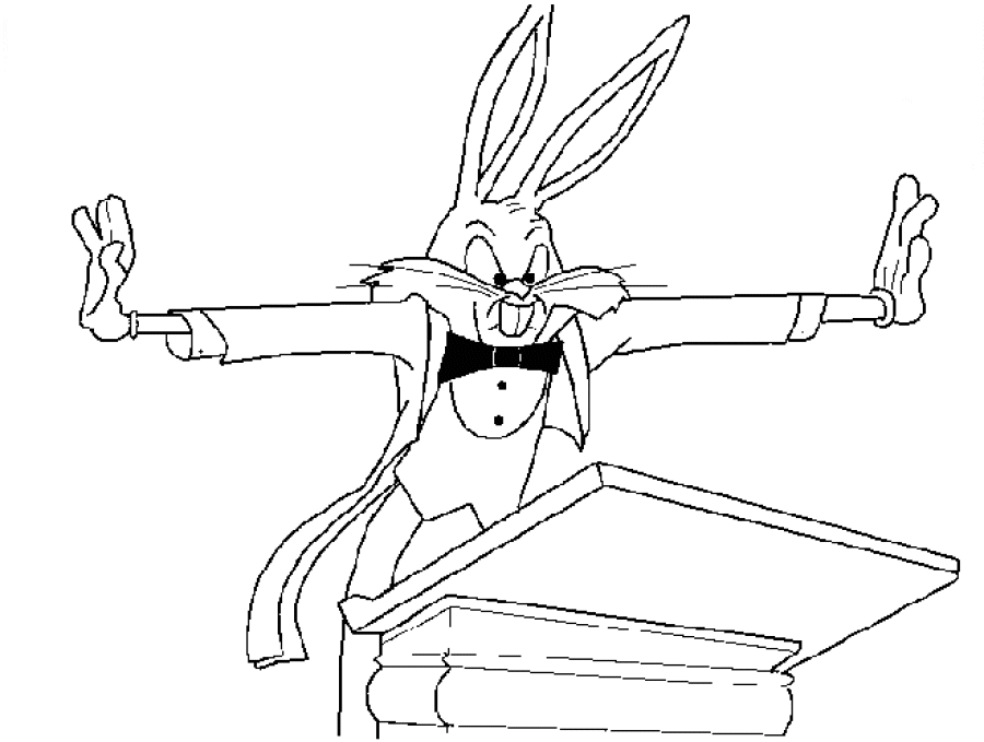 Malvorlage: Bugs Bunny (Karikaturen) #26352 - Kostenlose Malvorlagen zum Ausdrucken