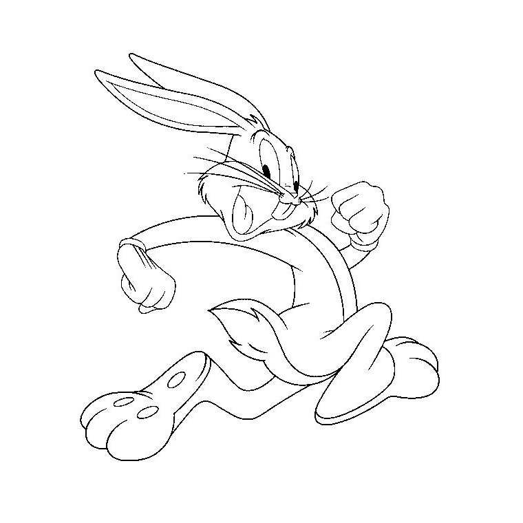 Malvorlage: Bugs Bunny (Karikaturen) #26354 - Kostenlose Malvorlagen zum Ausdrucken