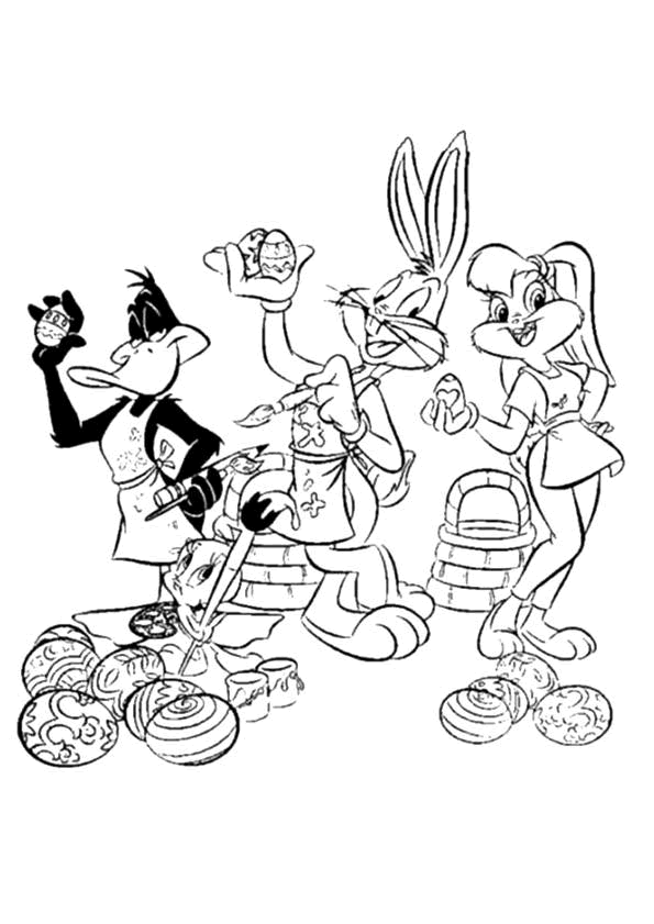Malvorlage: Bugs Bunny (Karikaturen) #26361 - Kostenlose Malvorlagen zum Ausdrucken