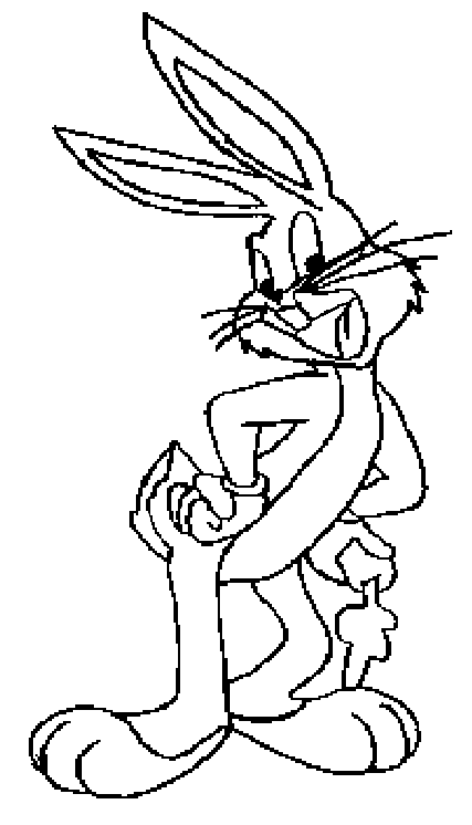 Malvorlage: Bugs Bunny (Karikaturen) #26368 - Kostenlose Malvorlagen zum Ausdrucken