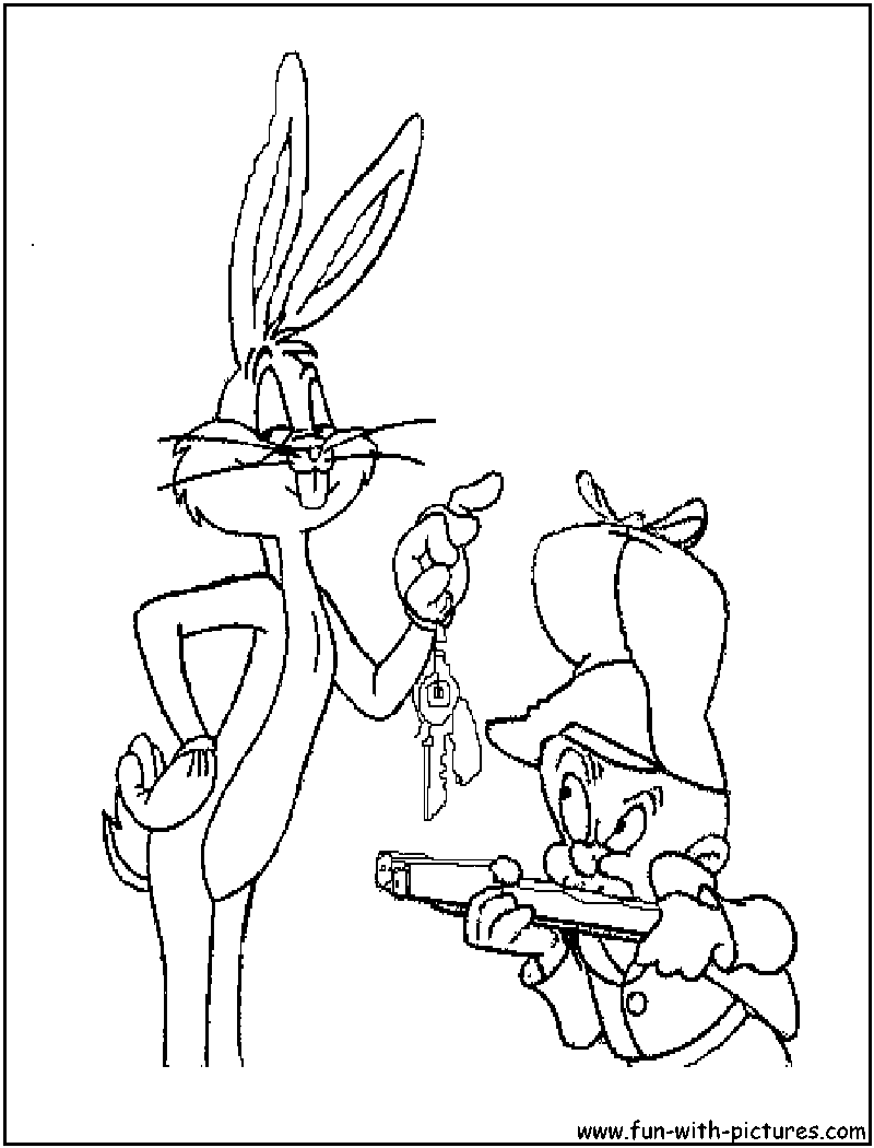 Malvorlage: Bugs Bunny (Karikaturen) #26376 - Kostenlose Malvorlagen zum Ausdrucken