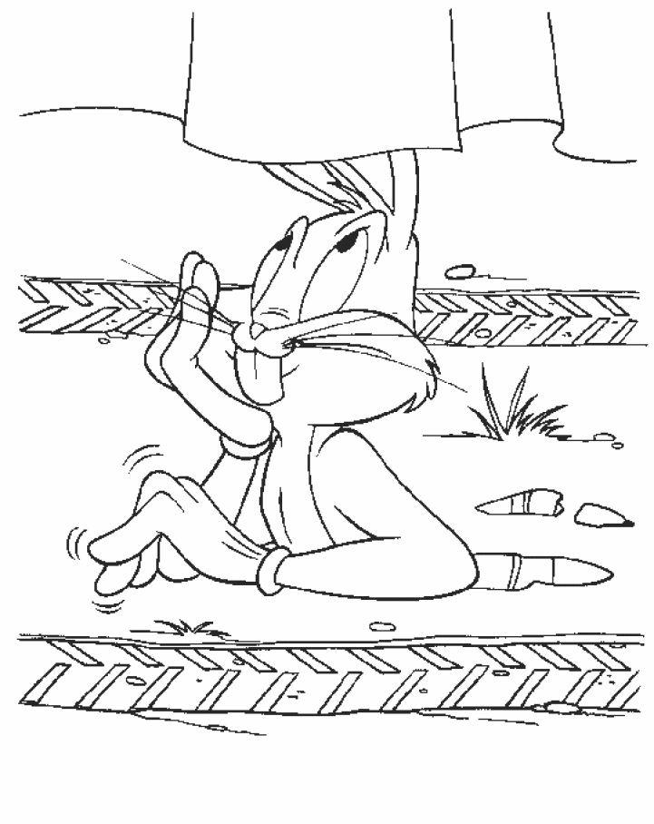 Malvorlage: Bugs Bunny (Karikaturen) #26378 - Kostenlose Malvorlagen zum Ausdrucken