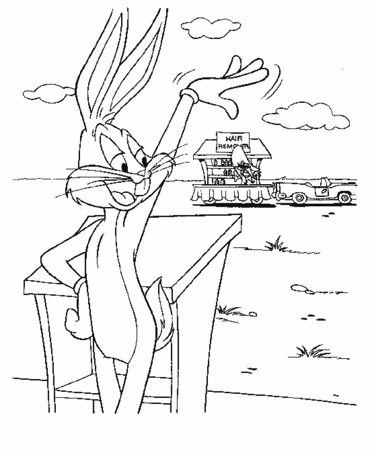 Malvorlage: Bugs Bunny (Karikaturen) #26388 - Kostenlose Malvorlagen zum Ausdrucken