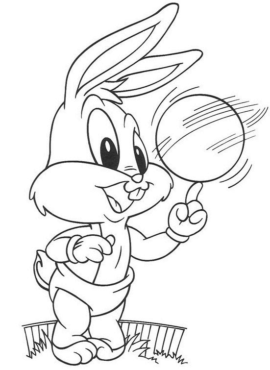 Malvorlage: Bugs Bunny (Karikaturen) #26392 - Kostenlose Malvorlagen zum Ausdrucken