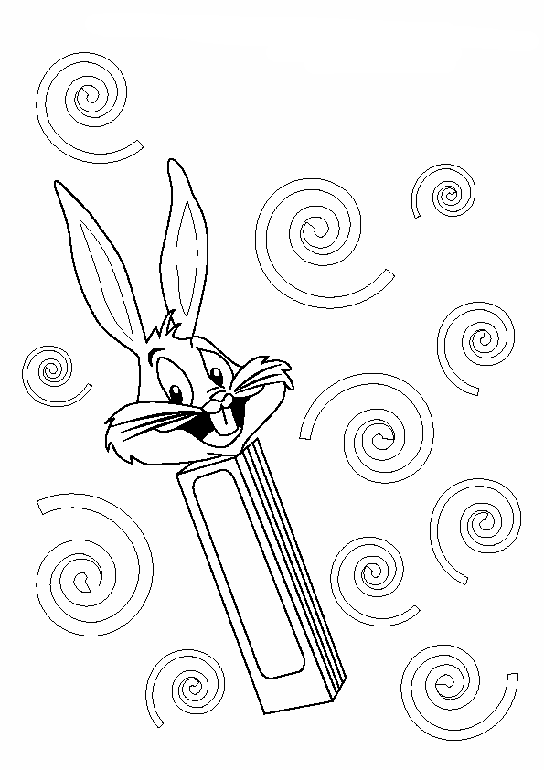 Malvorlage: Bugs Bunny (Karikaturen) #26408 - Kostenlose Malvorlagen zum Ausdrucken