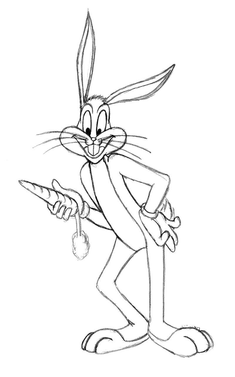 Malvorlage: Bugs Bunny (Karikaturen) #26409 - Kostenlose Malvorlagen zum Ausdrucken