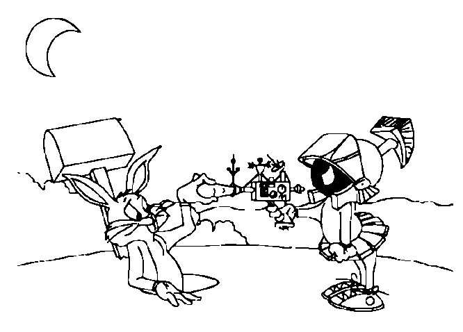 Malvorlage: Bugs Bunny (Karikaturen) #26413 - Kostenlose Malvorlagen zum Ausdrucken