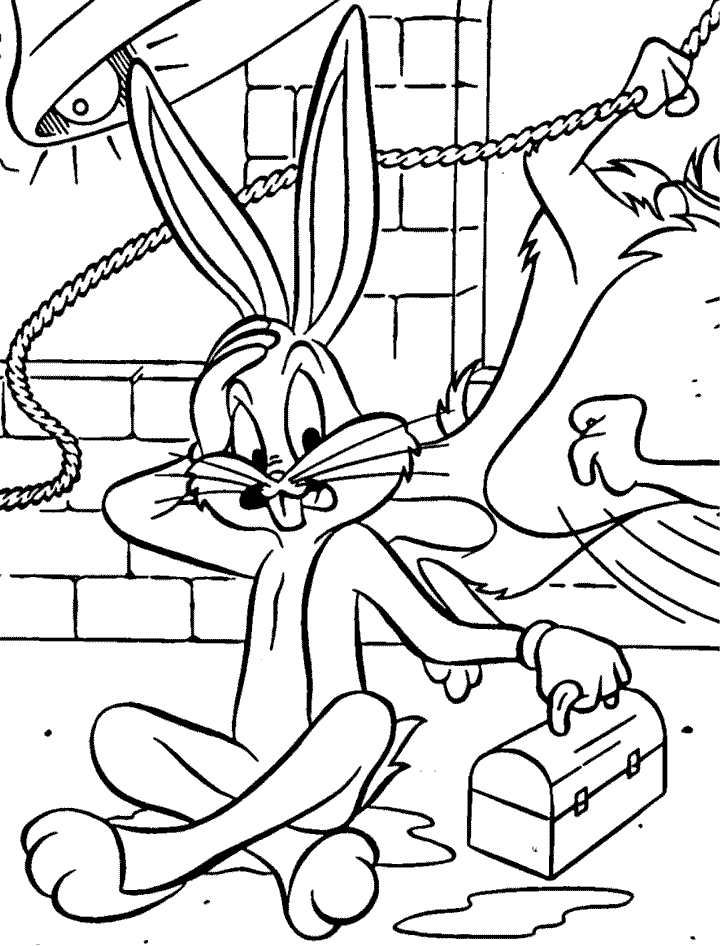 Malvorlage: Bugs Bunny (Karikaturen) #26419 - Kostenlose Malvorlagen zum Ausdrucken