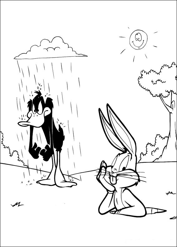 Malvorlage: Bugs Bunny (Karikaturen) #26422 - Kostenlose Malvorlagen zum Ausdrucken