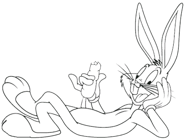 Malvorlage: Bugs Bunny (Karikaturen) #26423 - Kostenlose Malvorlagen zum Ausdrucken