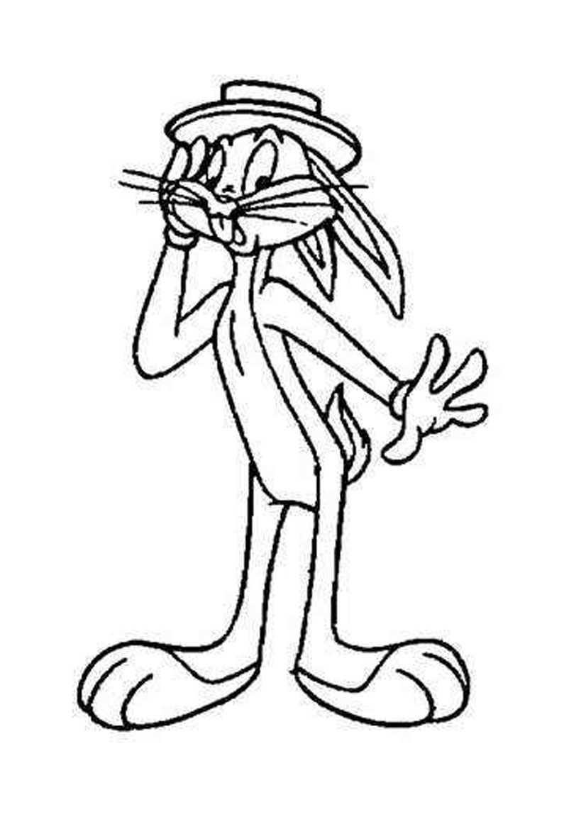 Malvorlage: Bugs Bunny (Karikaturen) #26451 - Kostenlose Malvorlagen zum Ausdrucken