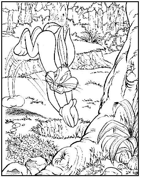 Malvorlage: Bugs Bunny (Karikaturen) #26456 - Kostenlose Malvorlagen zum Ausdrucken