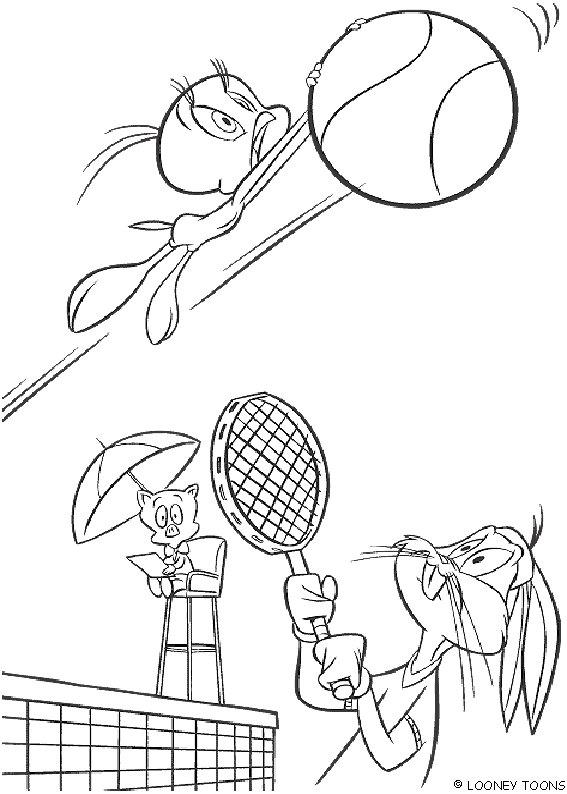 Malvorlage: Bugs Bunny (Karikaturen) #26485 - Kostenlose Malvorlagen zum Ausdrucken