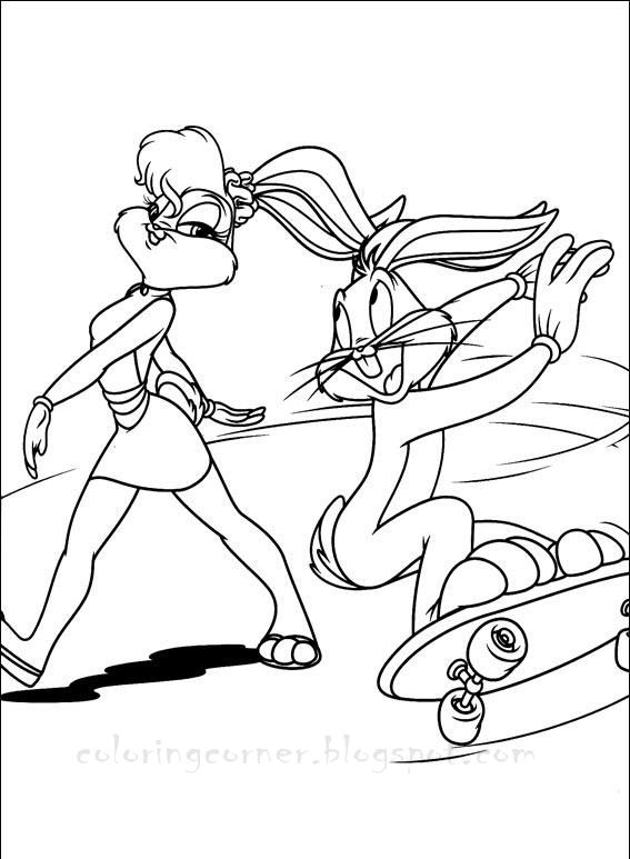 Malvorlage: Bugs Bunny (Karikaturen) #26492 - Kostenlose Malvorlagen zum Ausdrucken