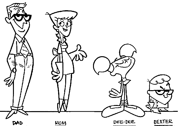 Malvorlage: Dexters Labor (Karikaturen) #50622 - Kostenlose Malvorlagen zum Ausdrucken