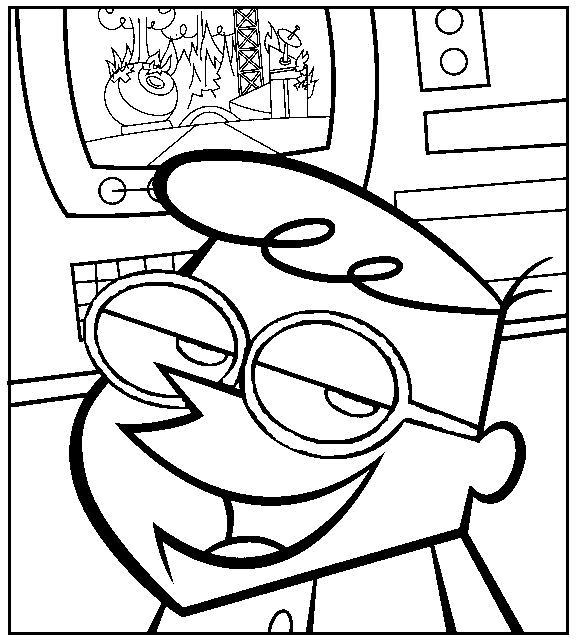 Malvorlage: Dexters Labor (Karikaturen) #50626 - Kostenlose Malvorlagen zum Ausdrucken