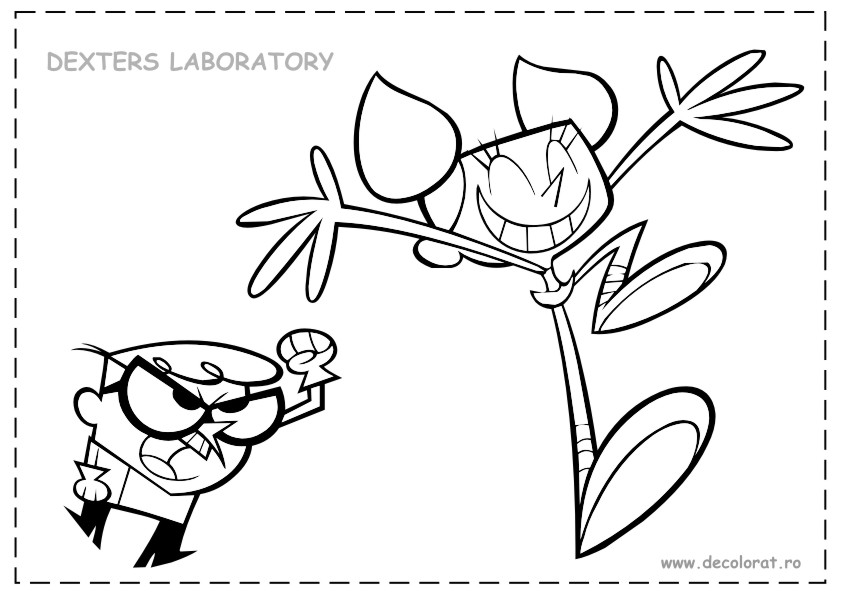 Malvorlage: Dexters Labor (Karikaturen) #50718 - Kostenlose Malvorlagen zum Ausdrucken