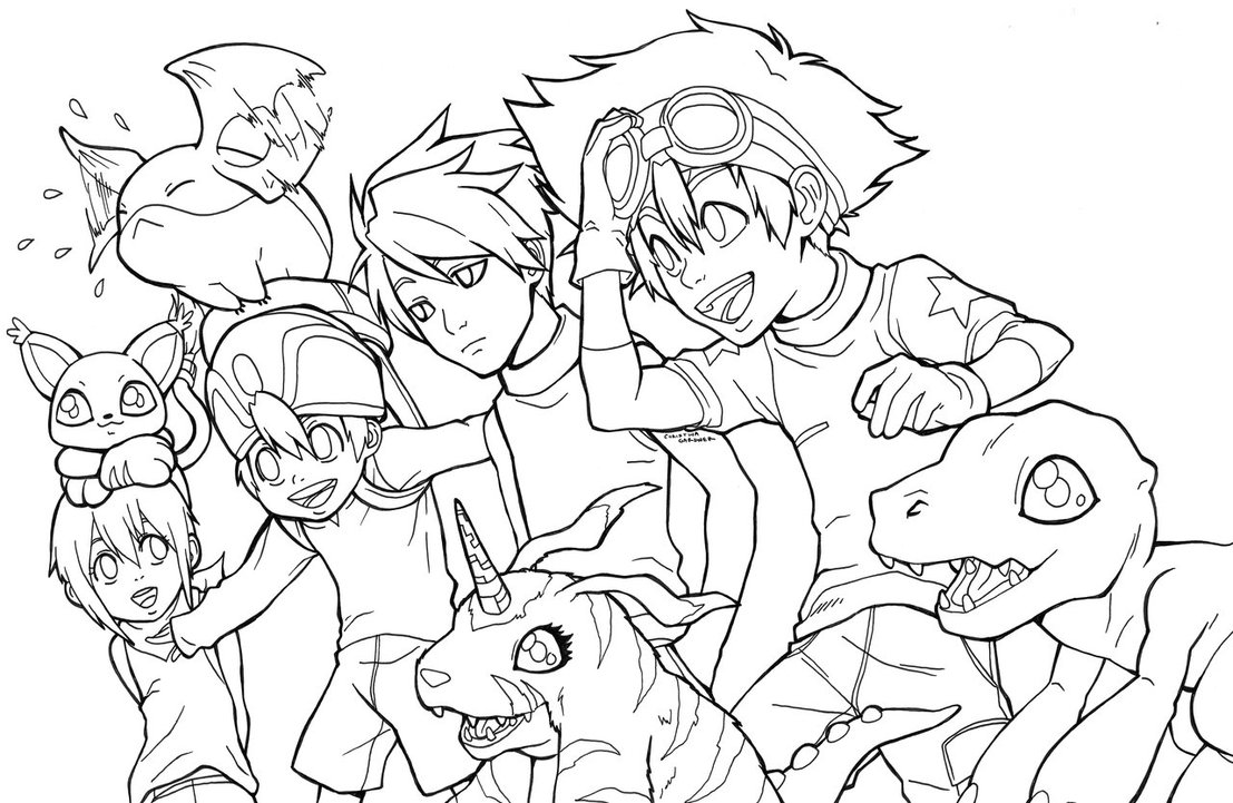 Malvorlage: Digimon (Karikaturen) #51424 - Kostenlose Malvorlagen zum Ausdrucken