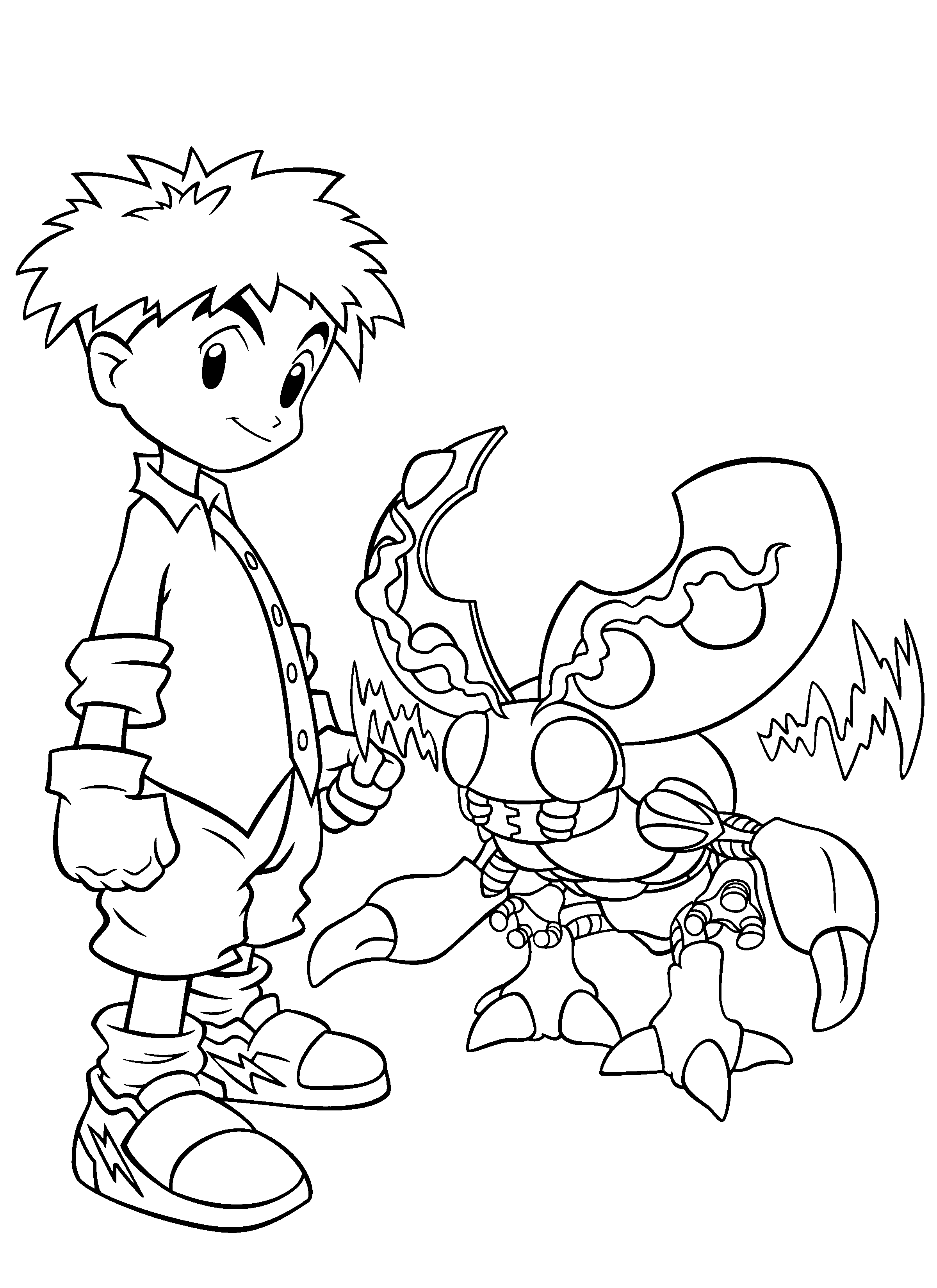 Malvorlage: Digimon (Karikaturen) #51567 - Kostenlose Malvorlagen zum Ausdrucken