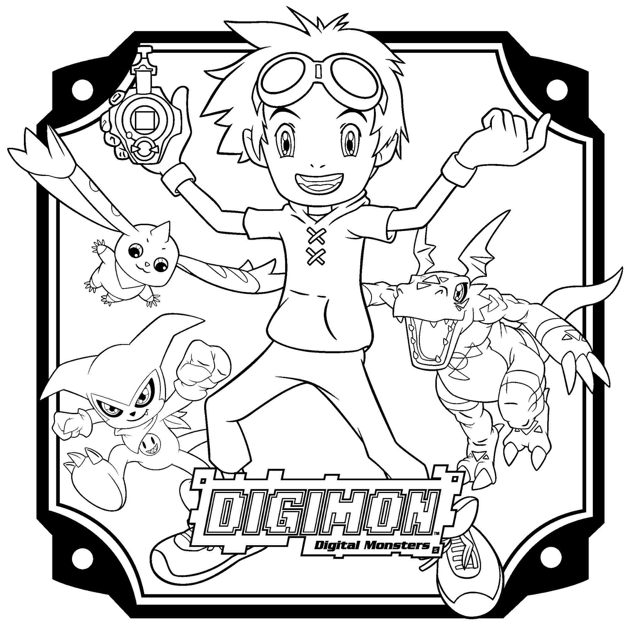 Malvorlage: Digimon (Karikaturen) #51723 - Kostenlose Malvorlagen zum Ausdrucken