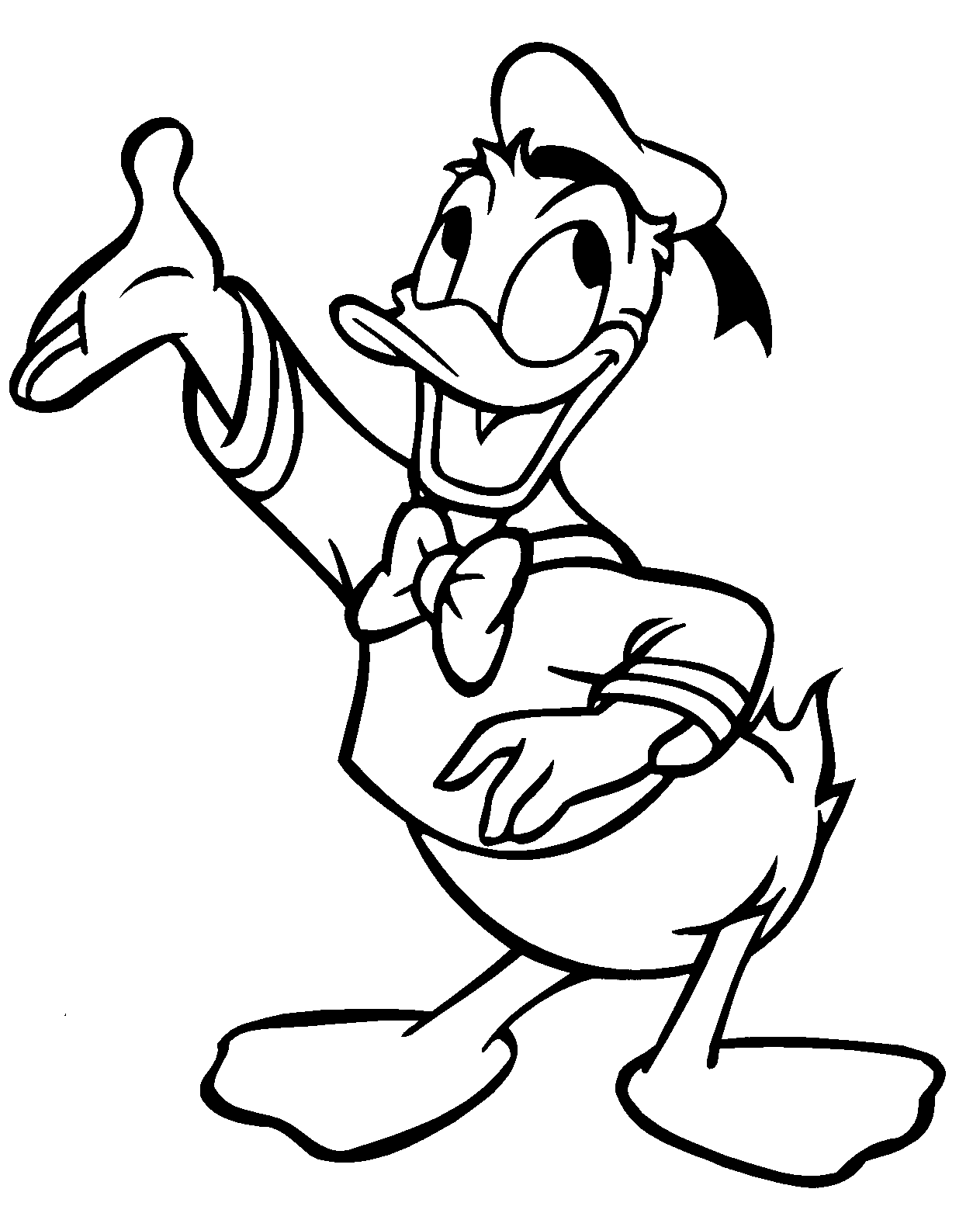 Malvorlage: Donald Duck (Karikaturen) #30115 - Kostenlose Malvorlagen zum Ausdrucken