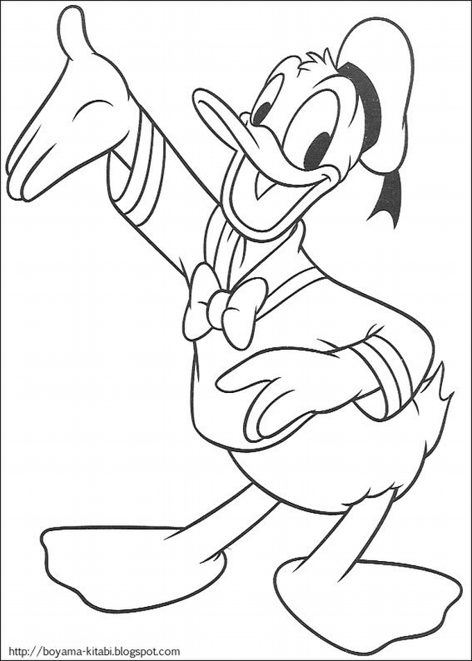 Malvorlage: Donald Duck (Karikaturen) #30117 - Kostenlose Malvorlagen zum Ausdrucken