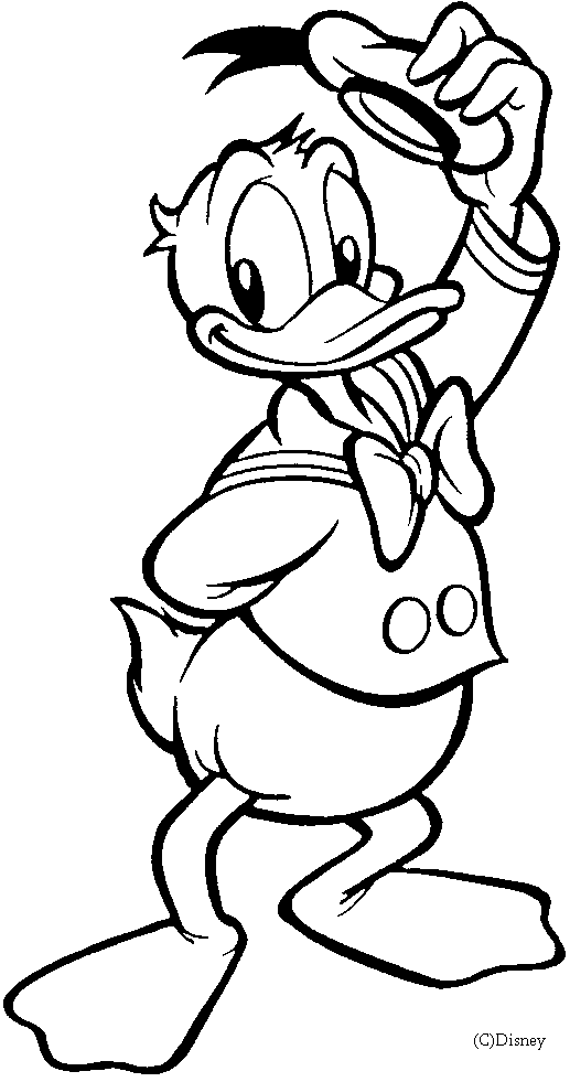 Malvorlage: Donald Duck (Karikaturen) #30118 - Kostenlose Malvorlagen zum Ausdrucken