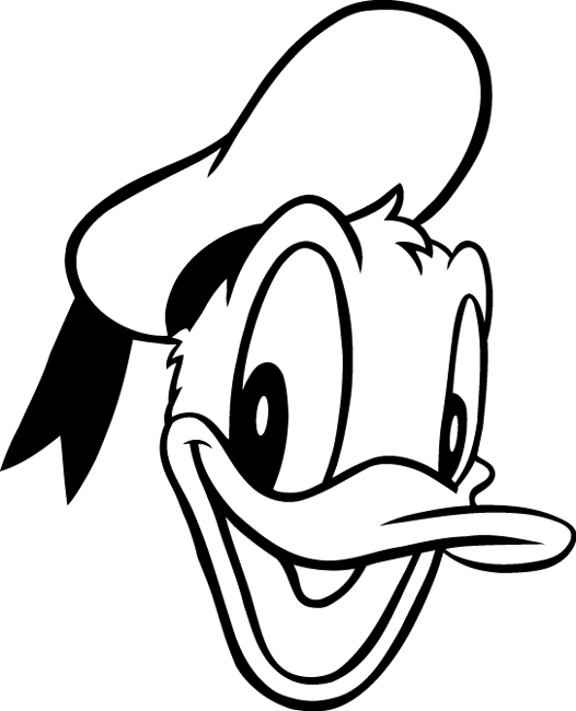 Malvorlage: Donald Duck (Karikaturen) #30130 - Kostenlose Malvorlagen zum Ausdrucken