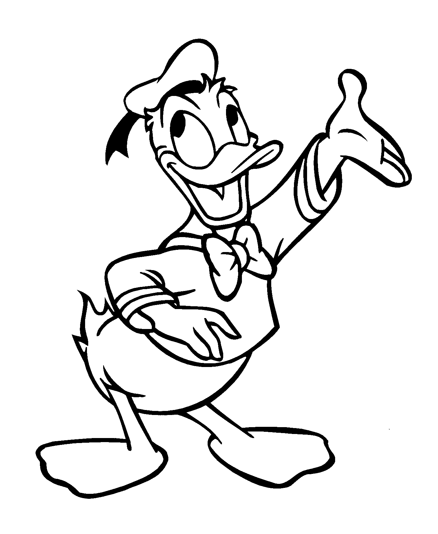 Malvorlage: Donald Duck (Karikaturen) #30132 - Kostenlose Malvorlagen zum Ausdrucken