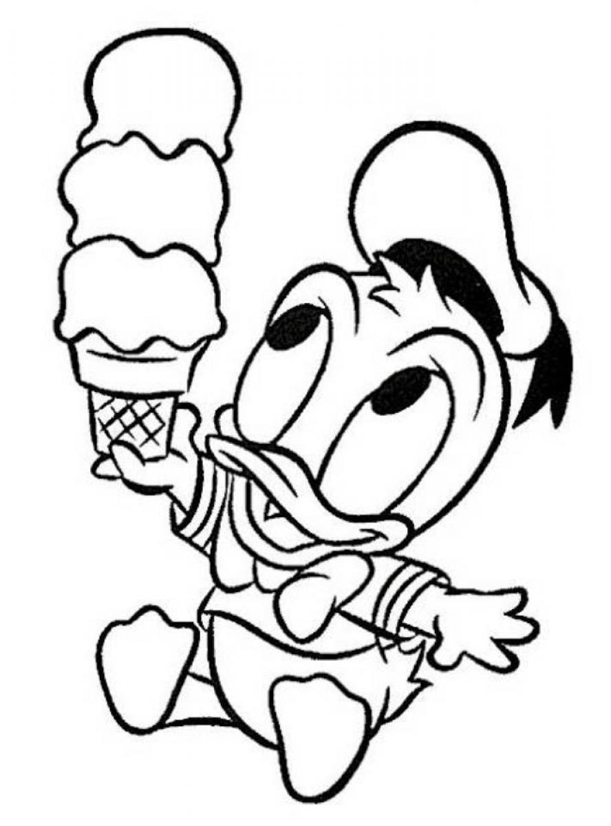 Malvorlage: Donald Duck (Karikaturen) #30152 - Kostenlose Malvorlagen zum Ausdrucken