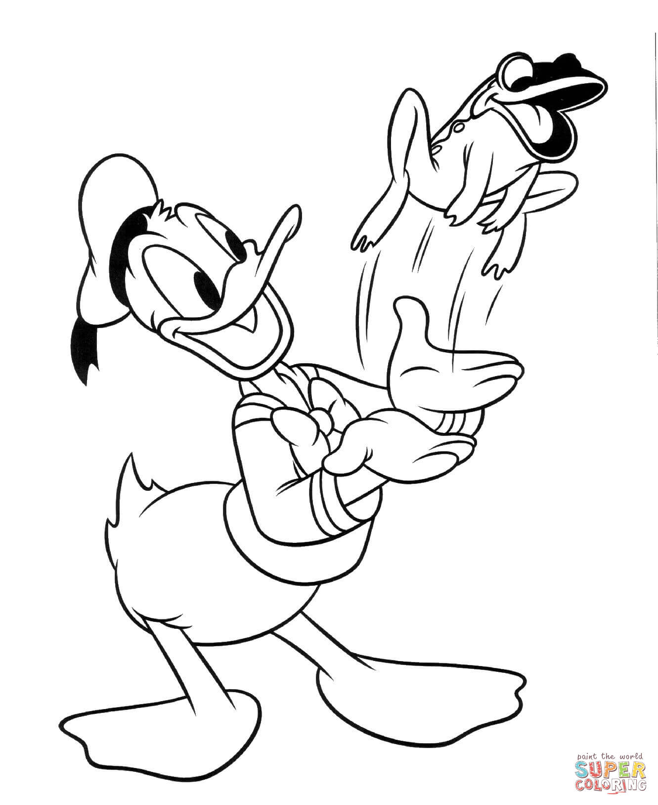 Malvorlage: Donald Duck (Karikaturen) #30161 - Kostenlose Malvorlagen zum Ausdrucken