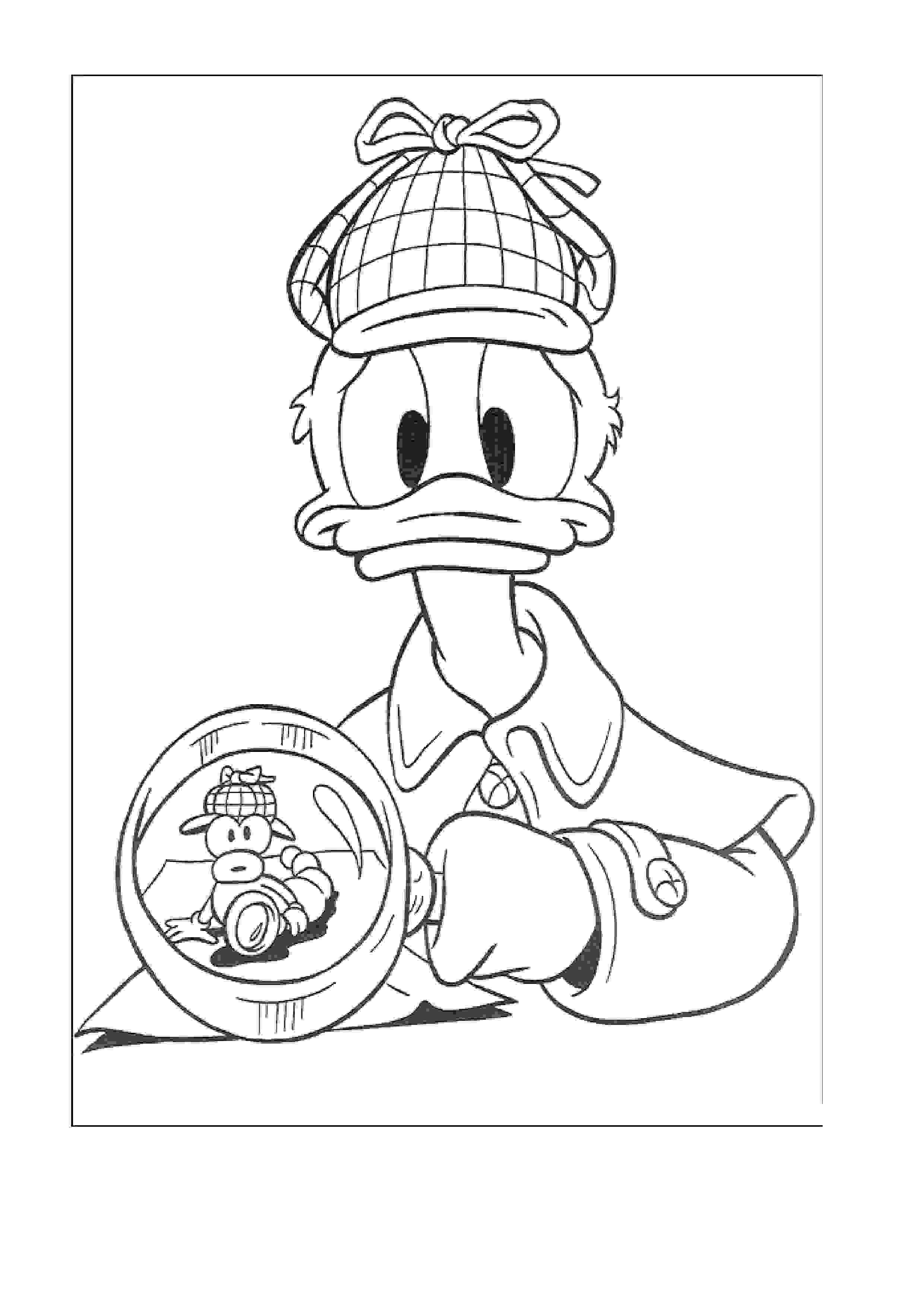 Malvorlage: Donald Duck (Karikaturen) #30171 - Kostenlose Malvorlagen zum Ausdrucken
