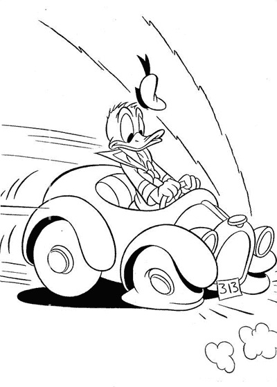 Malvorlage: Donald Duck (Karikaturen) #30185 - Kostenlose Malvorlagen zum Ausdrucken