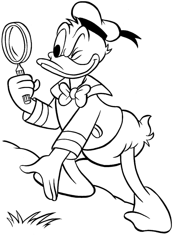 Malvorlage: Donald Duck (Karikaturen) #30196 - Kostenlose Malvorlagen zum Ausdrucken