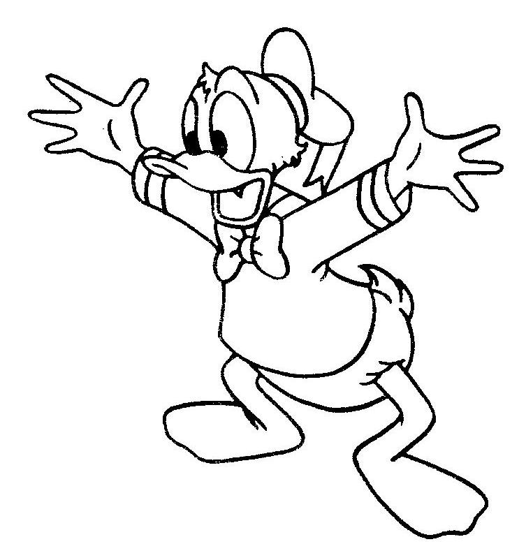 Malvorlage: Donald Duck (Karikaturen) #30206 - Kostenlose Malvorlagen zum Ausdrucken