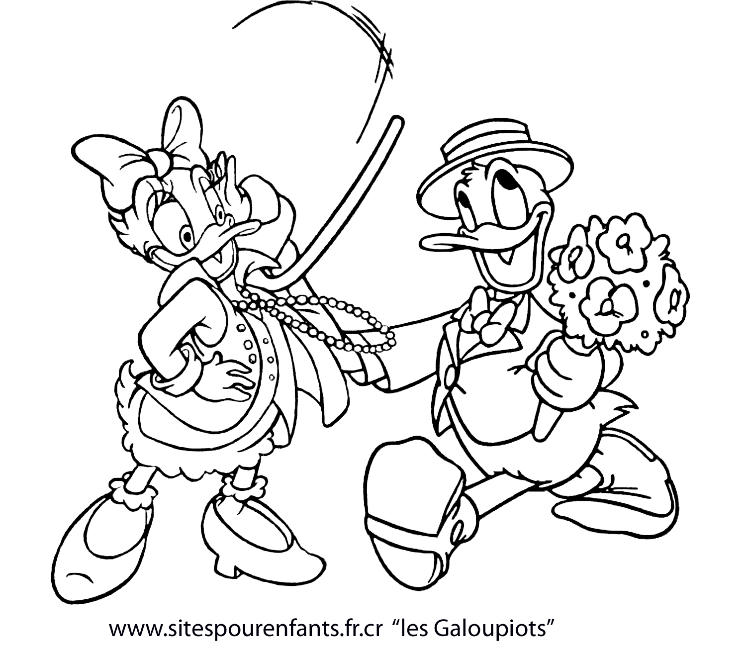 Malvorlage: Donald Duck (Karikaturen) #30312 - Kostenlose Malvorlagen zum Ausdrucken