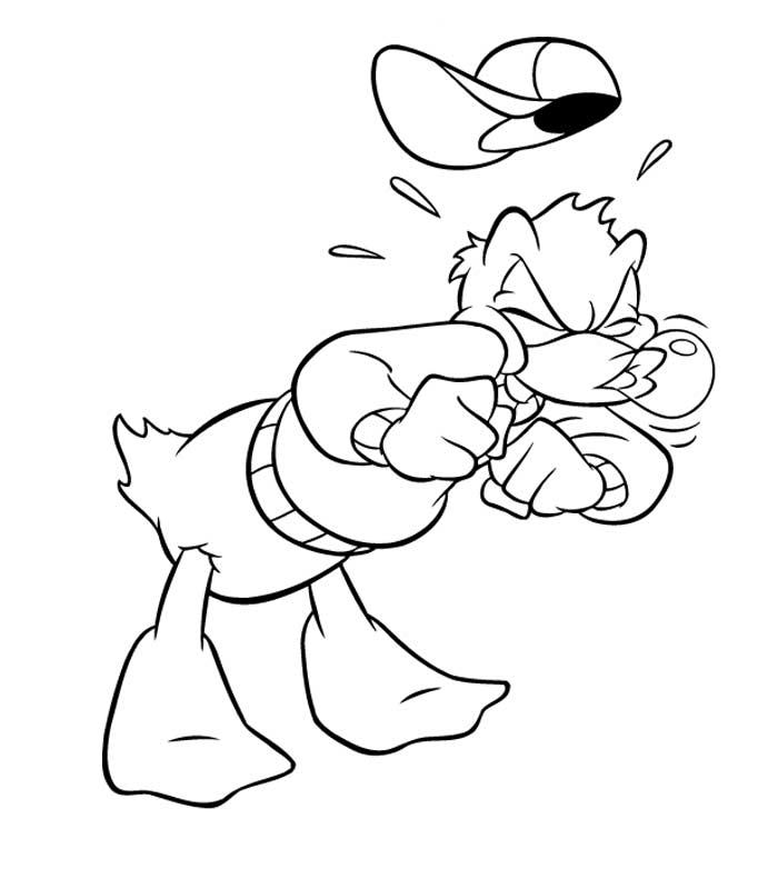 Malvorlage: Donald Duck (Karikaturen) #30329 - Kostenlose Malvorlagen zum Ausdrucken