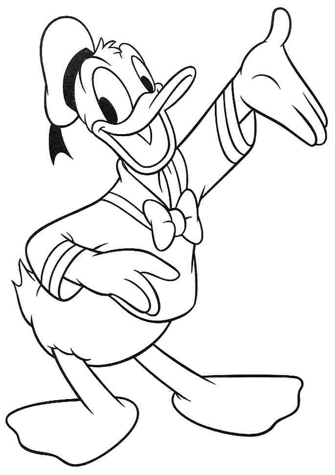 Malvorlage: Donald Duck (Karikaturen) #30338 - Kostenlose Malvorlagen zum Ausdrucken