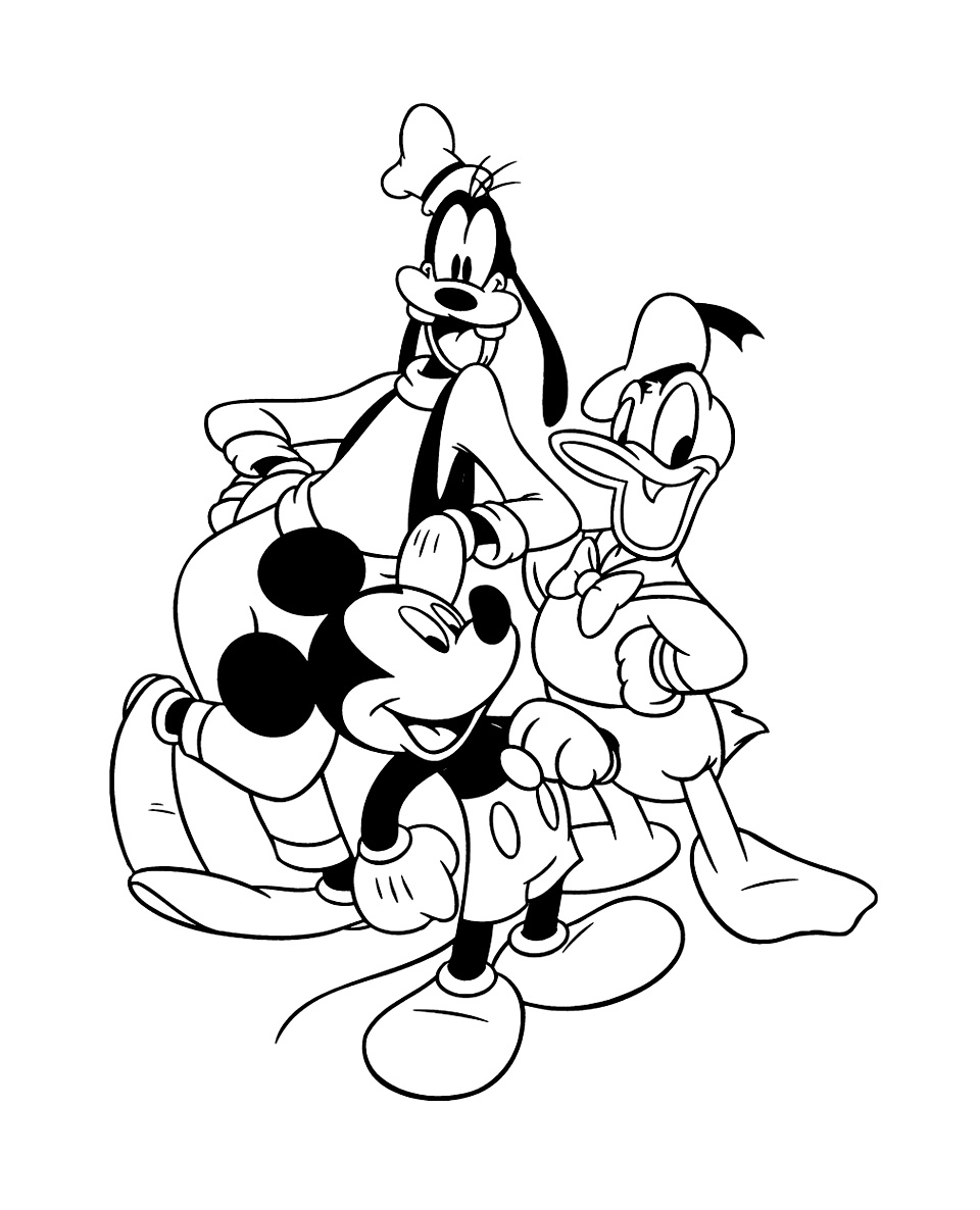 Malvorlage: Donald Duck (Karikaturen) #30425 - Kostenlose Malvorlagen zum Ausdrucken