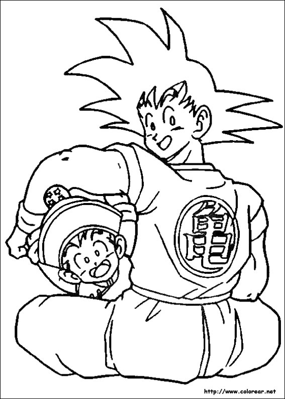 Malvorlage: Dragon Ball Z (Karikaturen) #38531 - Kostenlose Malvorlagen zum Ausdrucken