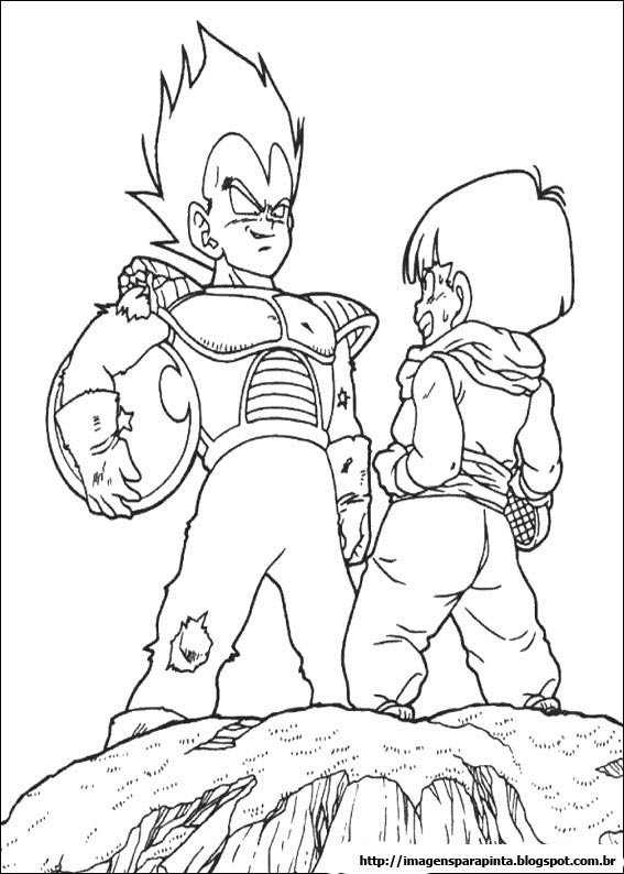 Malvorlage: Dragon Ball Z (Karikaturen) #38552 - Kostenlose Malvorlagen zum Ausdrucken