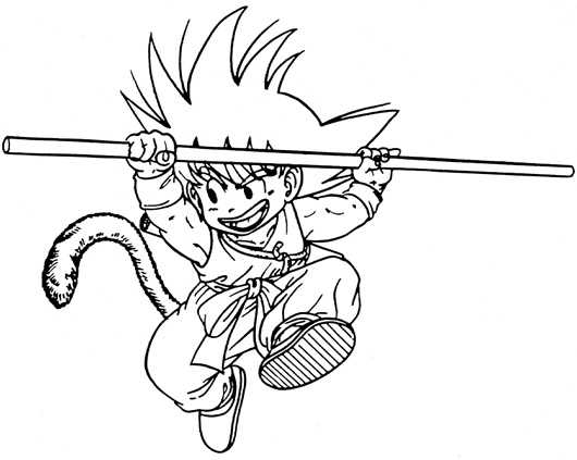 Malvorlage: Dragon Ball Z (Karikaturen) #38591 - Kostenlose Malvorlagen zum Ausdrucken