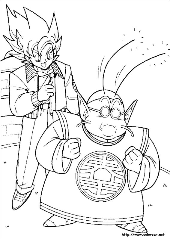 Malvorlage: Dragon Ball Z (Karikaturen) #38592 - Kostenlose Malvorlagen zum Ausdrucken